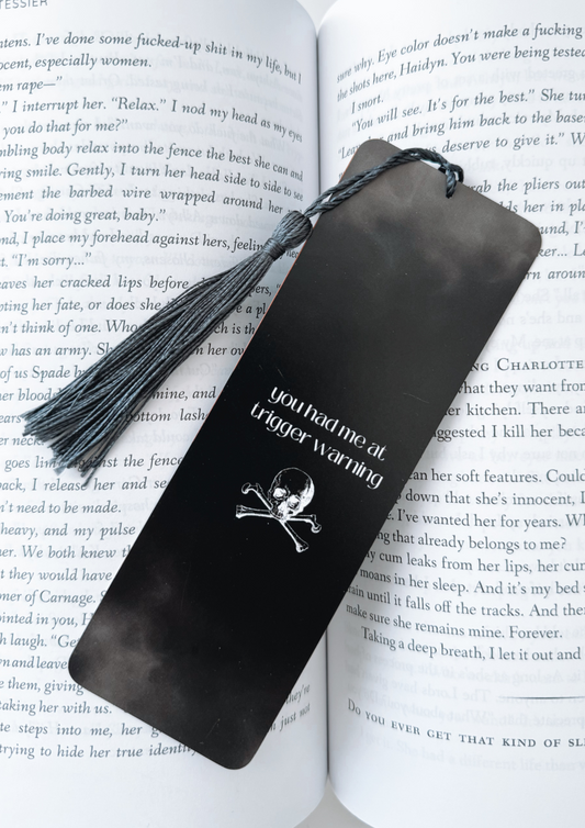 Trigger Warning Bookmark