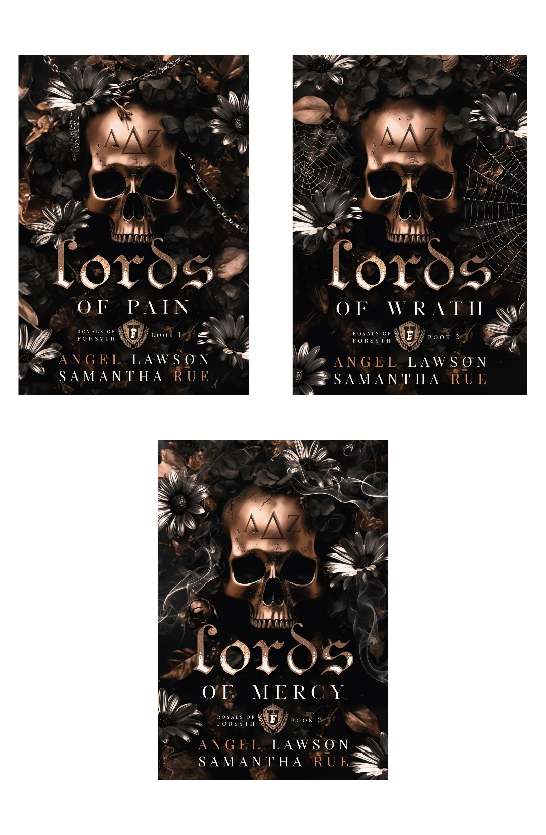Royals of Forsyth University Series by Angel Lawson, Samantha Rue.