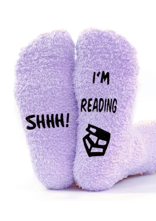 Shhh! I'm Reading Socks