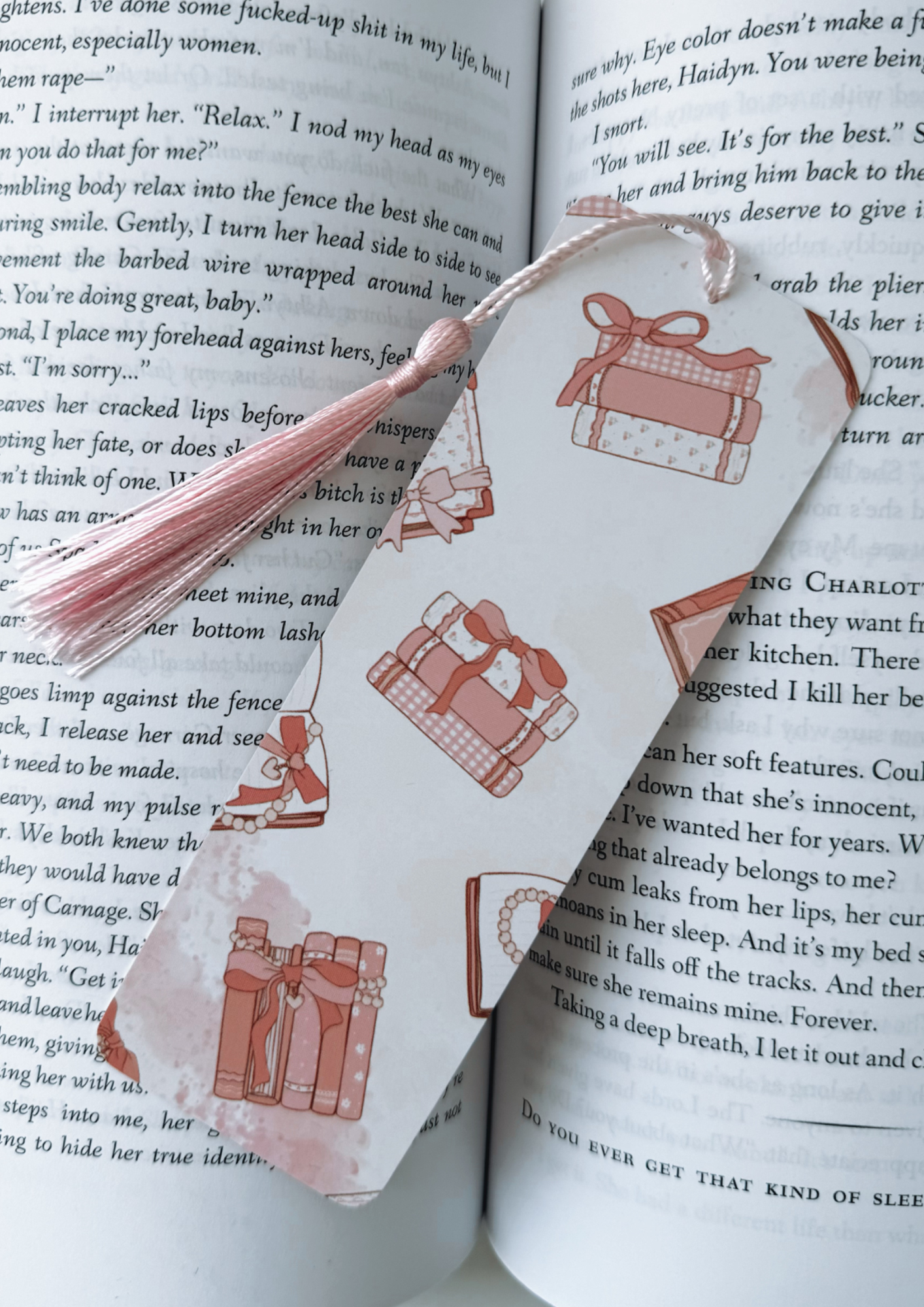 Pretty Pink Bookmark