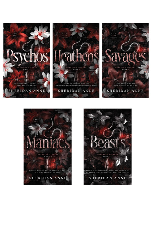 Depraved Sinners Series by Sheridan Anne