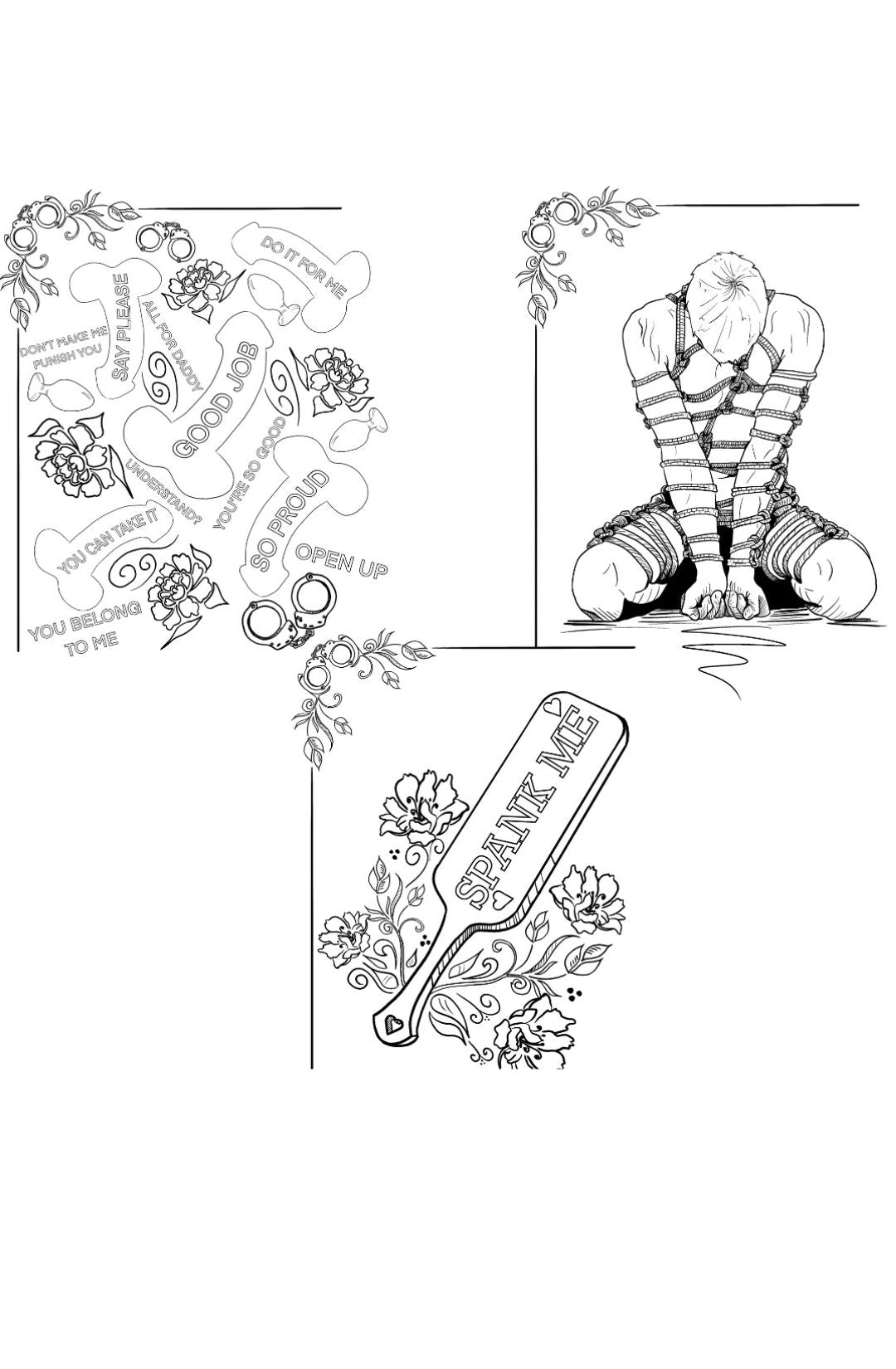 Daddy Told Me To Colour - Colouring Book