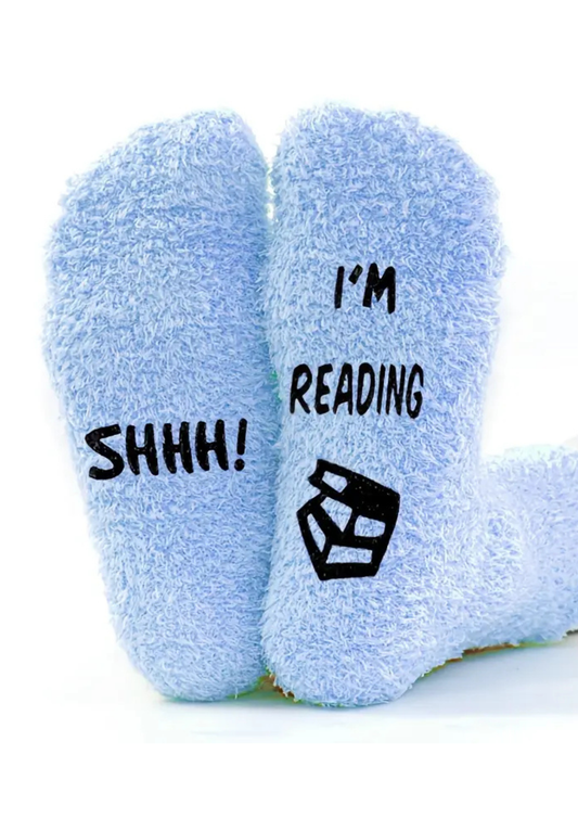 Shhh! I'm Reading Socks