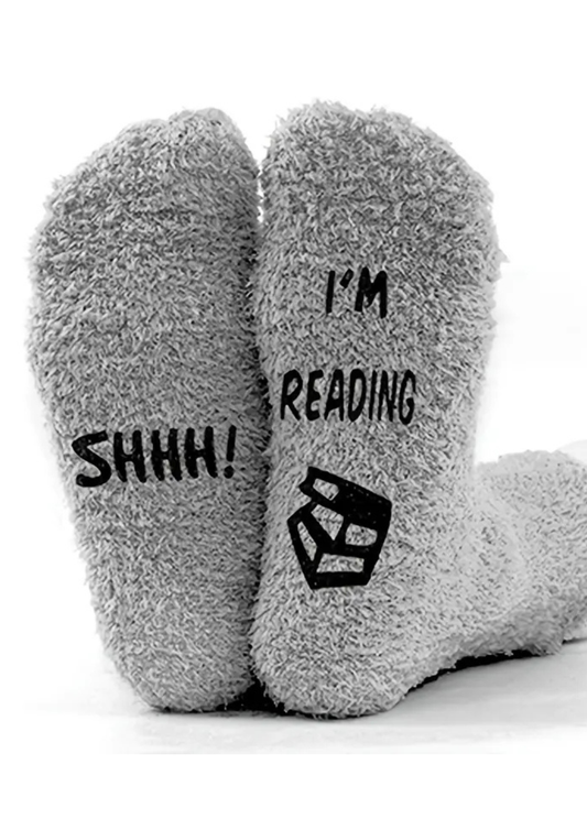 Shhh! I'm Reading Socks