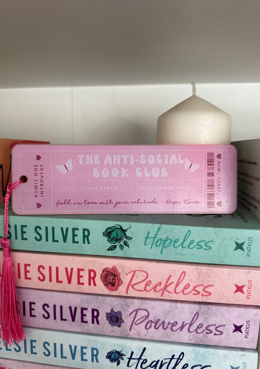Anti-Social Book Club Bookmark