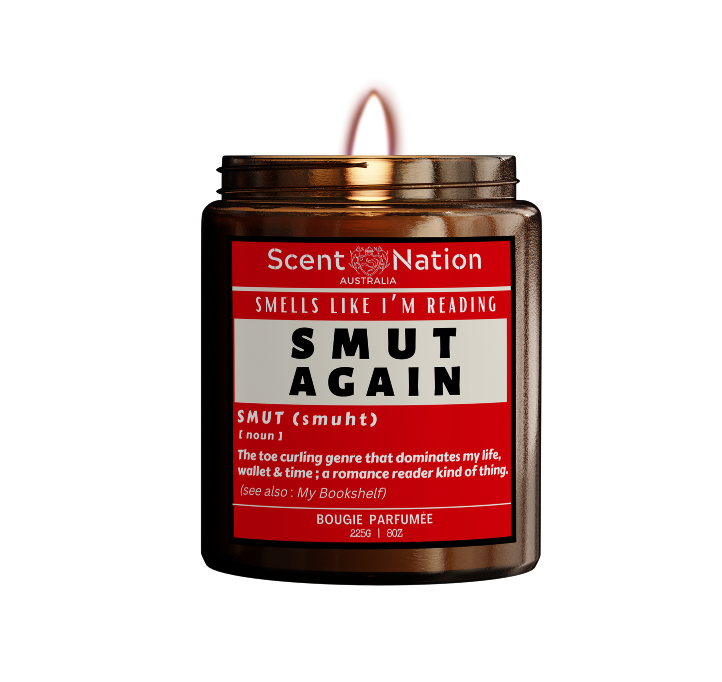 Bookish Candles - Smells Like I'm reading SMUT again