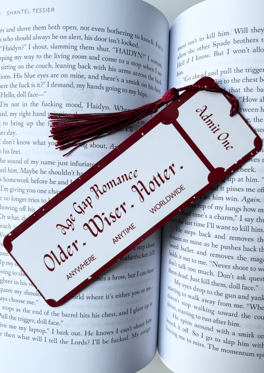 Age Gap Romance Bookmark