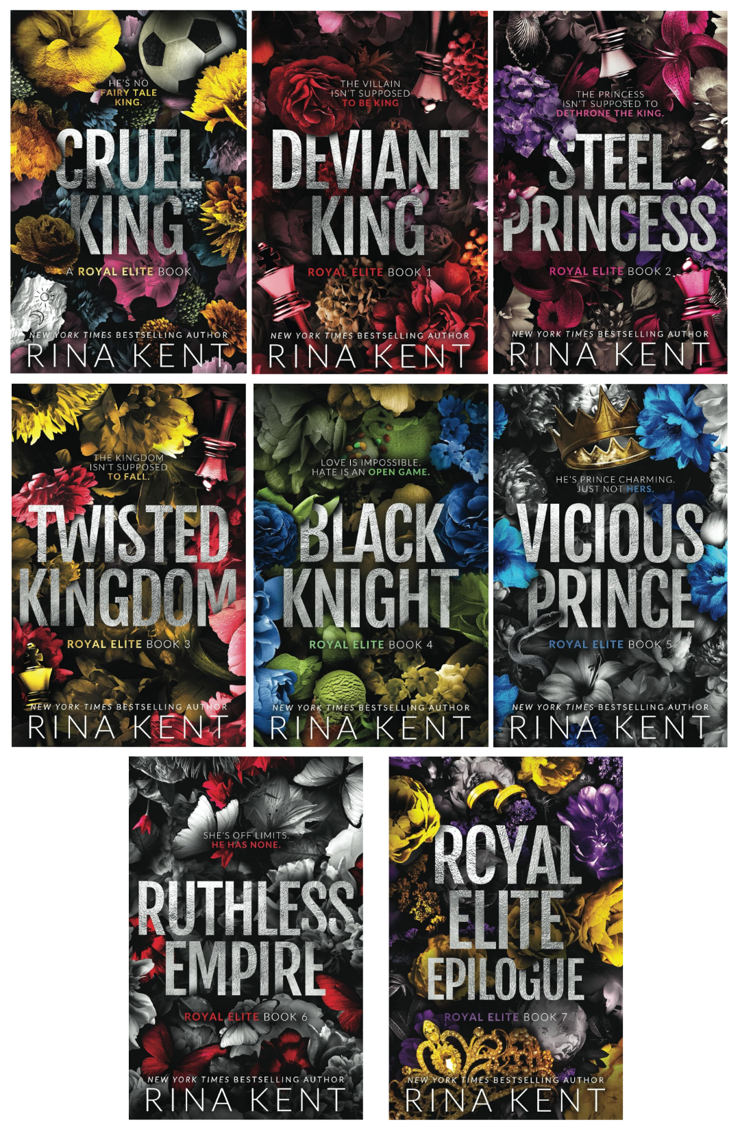 Royal Elite Series by Rina Kent.