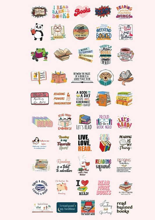 Love Reading Sticker Pack (10pcs)