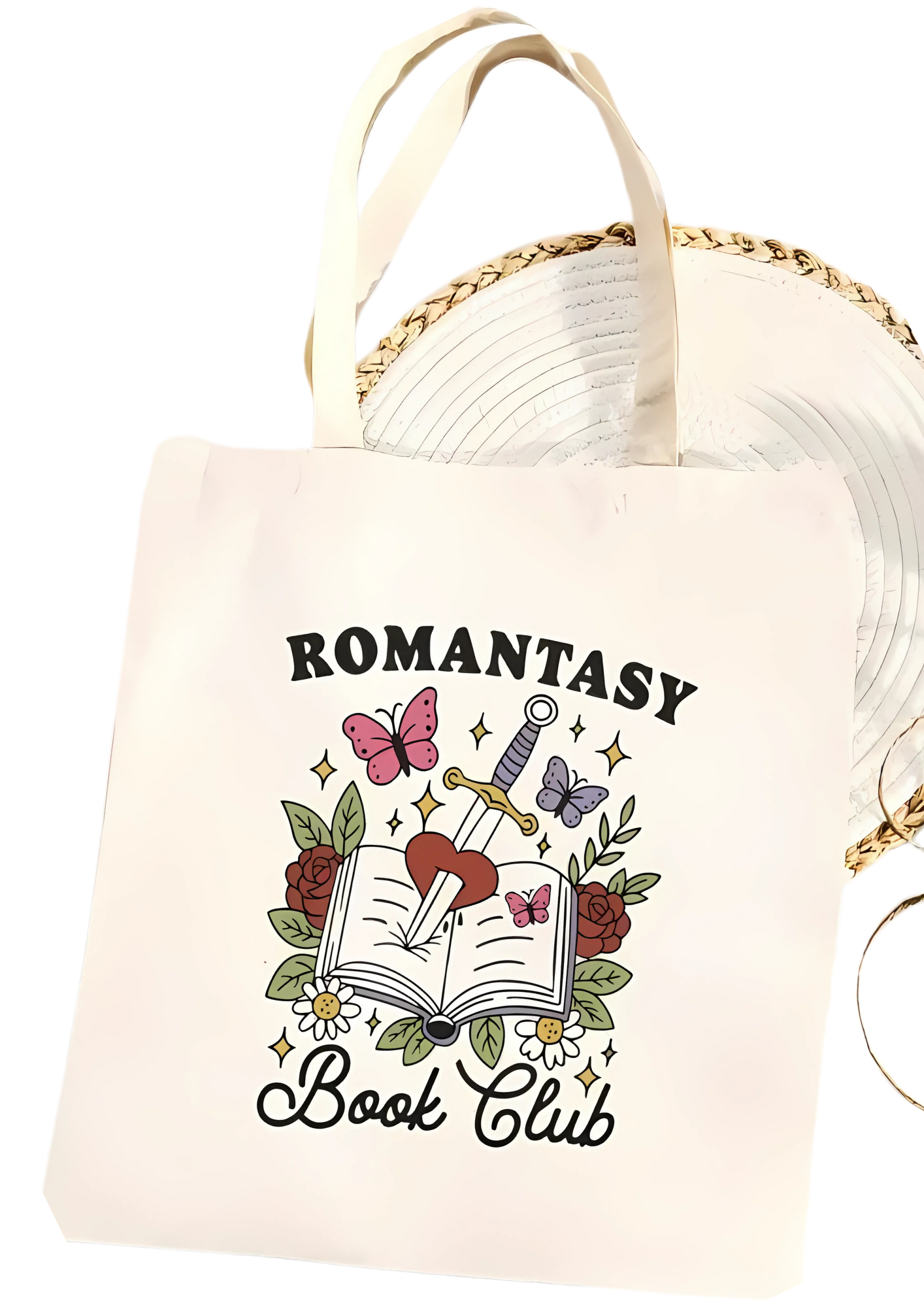 Romantasy Book Club Canvas Tote Bag