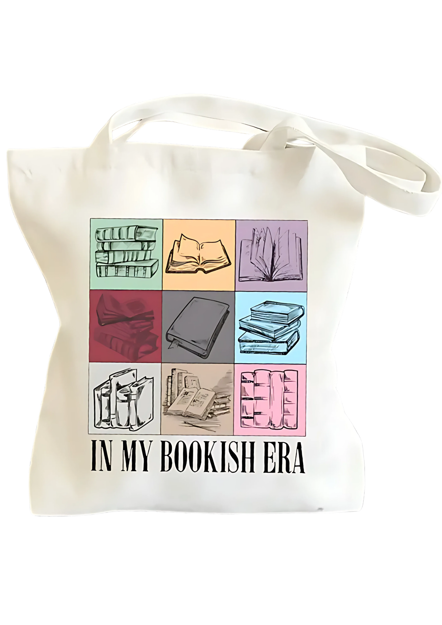 In My Bookish Era Canvas Tote Bag