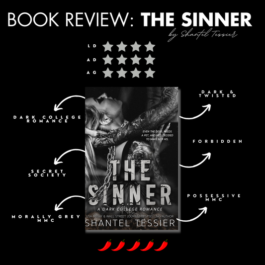 Book Review: The Sinner By Shantel Tessier