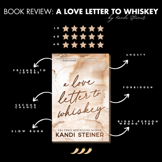 Book Review: A Love Letter To Whiskey By Kandi Steiner