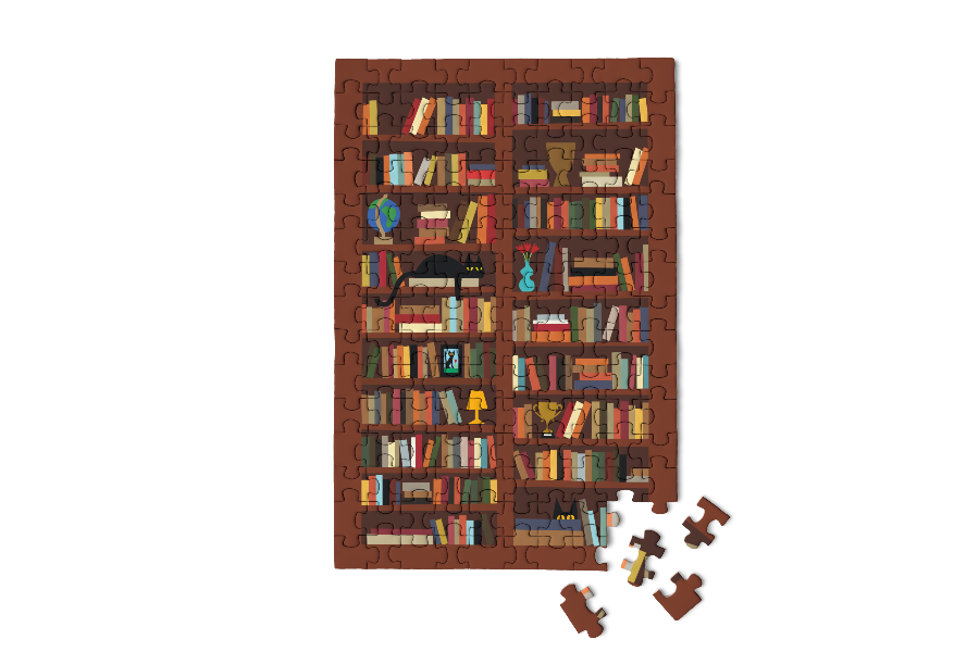 Bookcase - Mini Jigsaw Puzzle