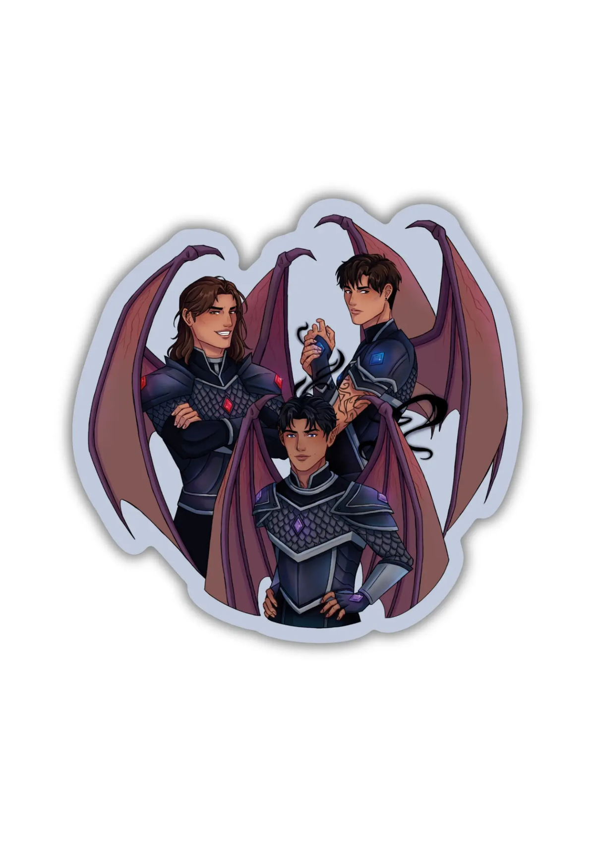 Bat Boys Illyrian Warriors Sticker | ACOTAR