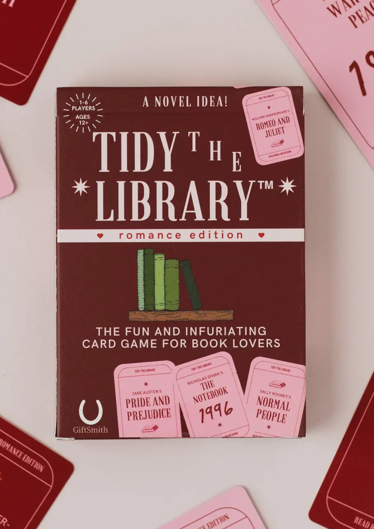 TIDY THE LIBRARY: The Romance Edition - Bookish Card Game