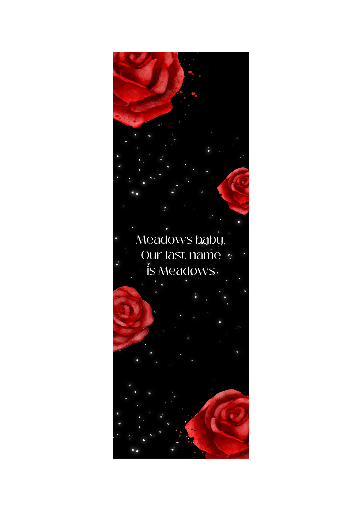 Meadows Baby Bookmark