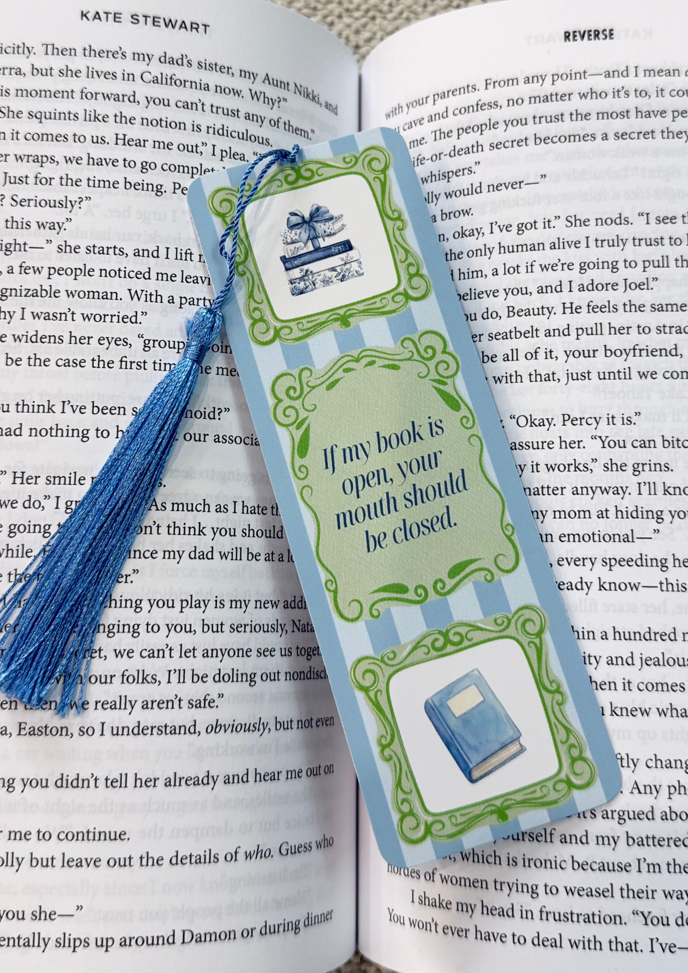 If My Book Is Open Bookmark