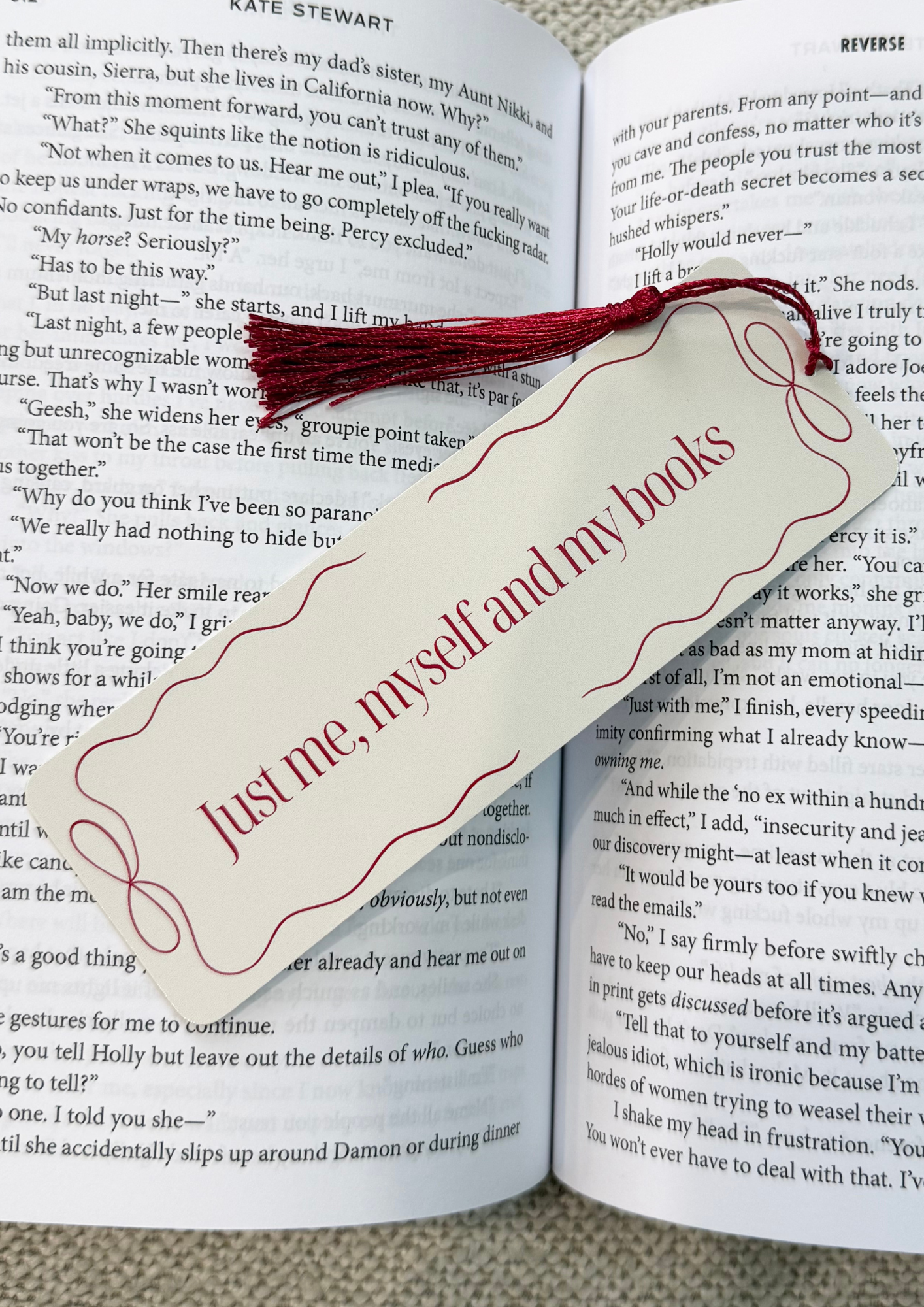 Just Me, Myself and my Books Bookmark