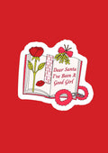 Dear Santa Waterproof Vinyl Sticker