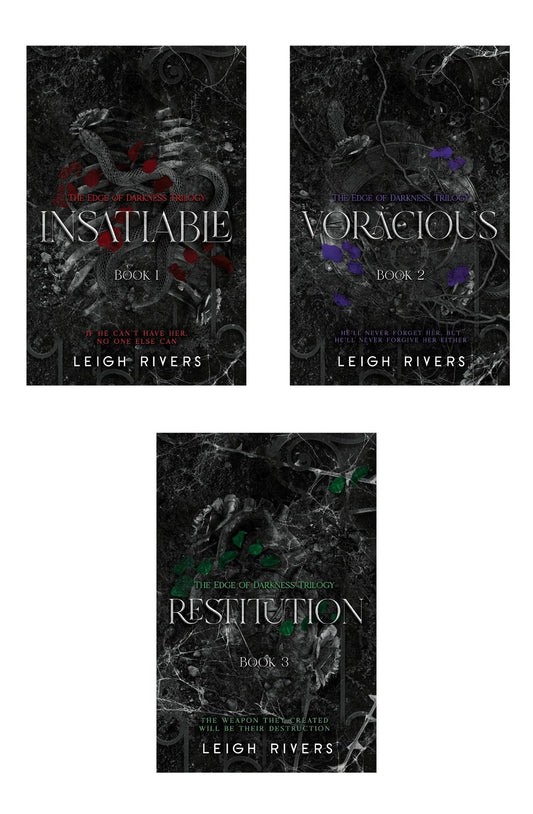 The Edge of Darkness Trilogy by Leigh Rivers (New Covers)