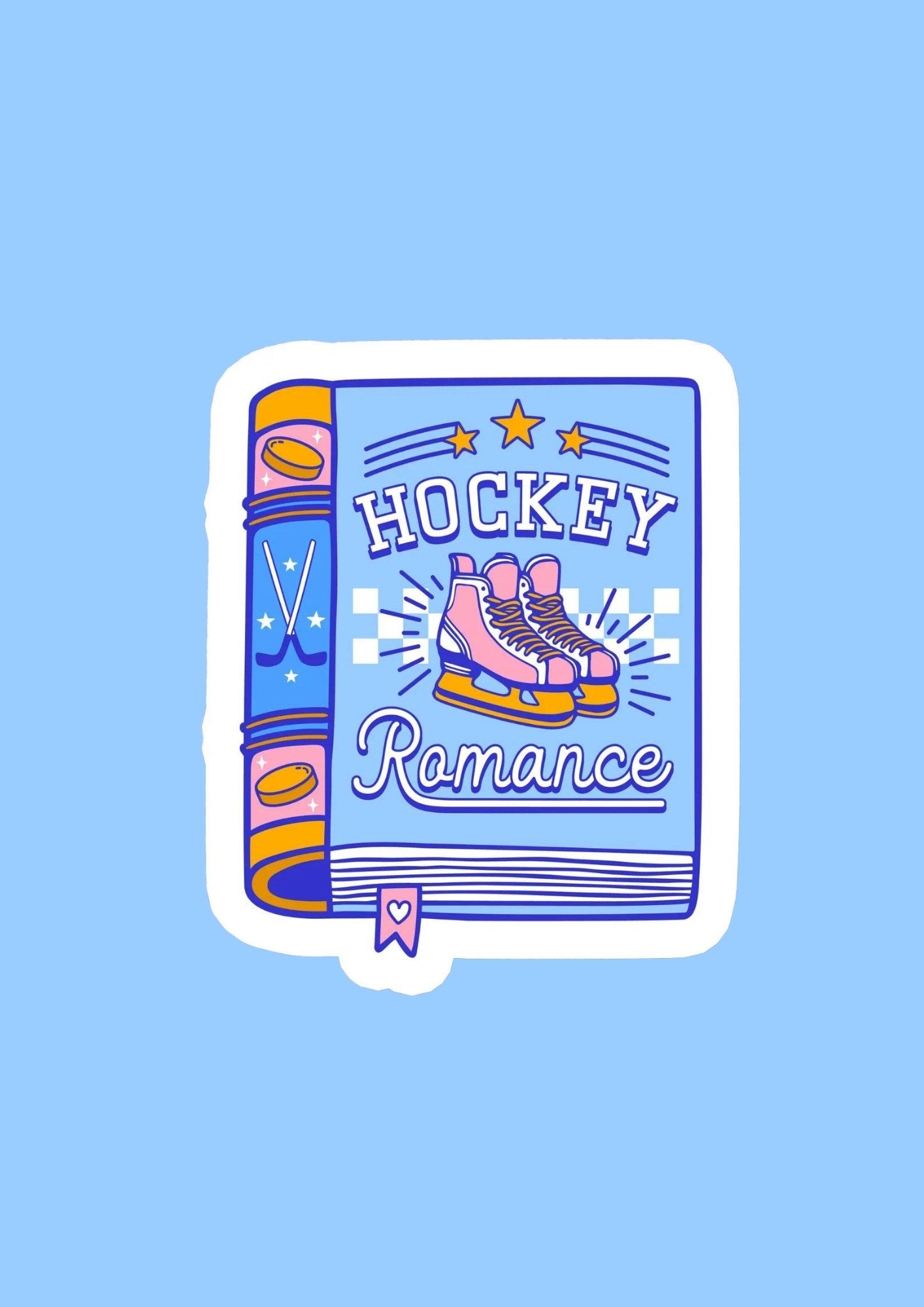 Hockey Romance Waterproof Vinyl Sticker