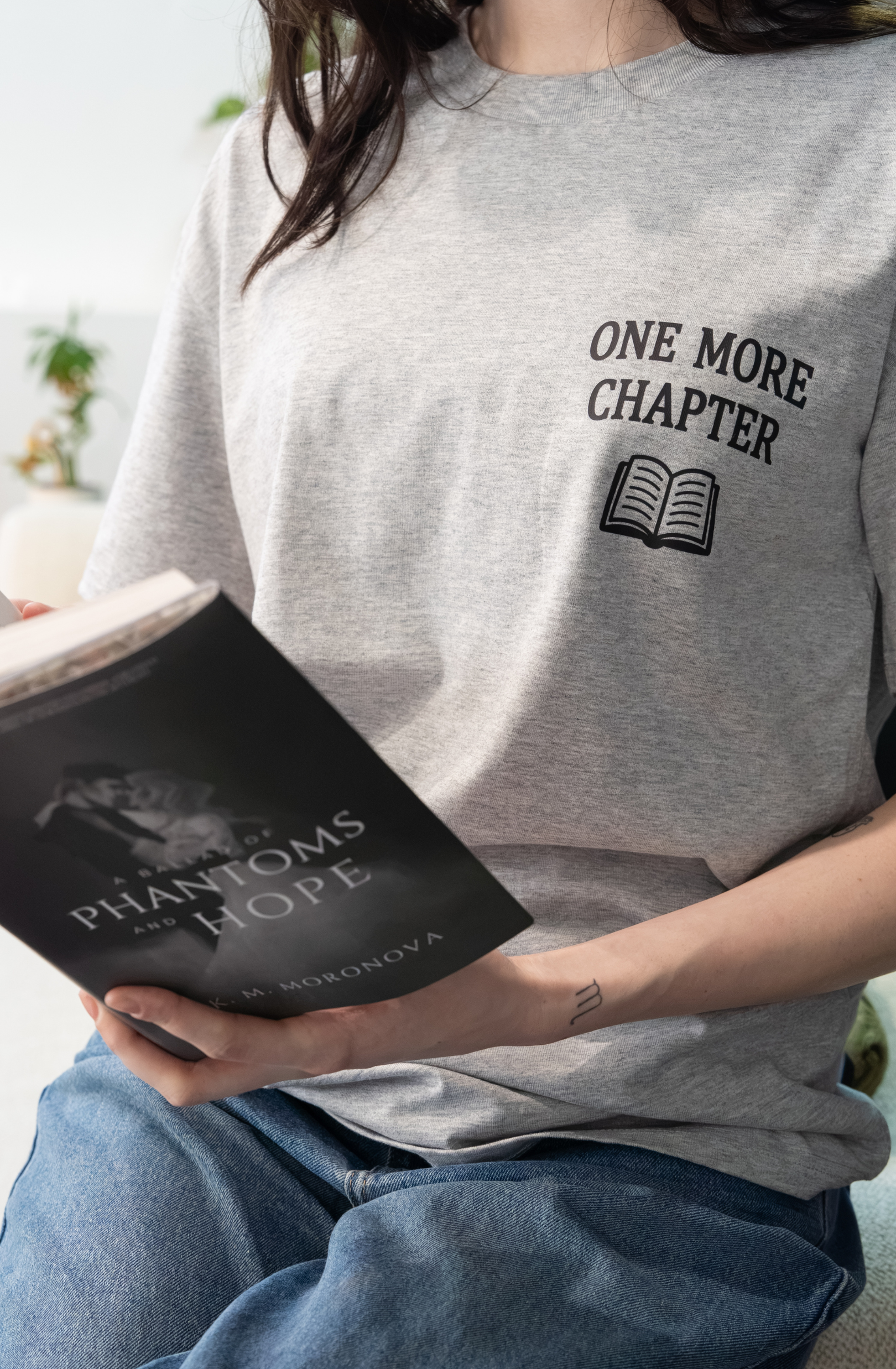 One More Chapter – Grey Tee