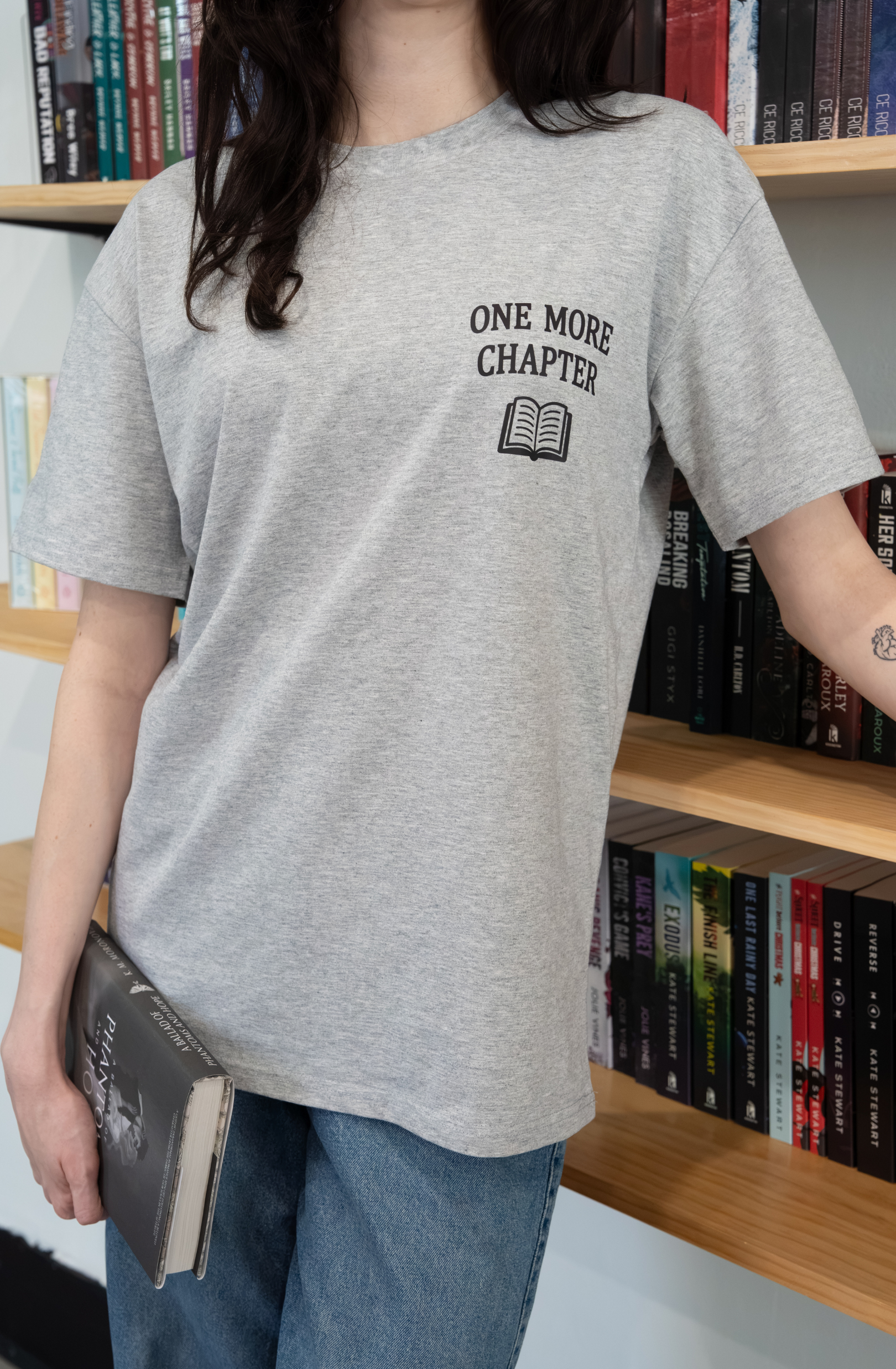 One More Chapter – Grey Tee