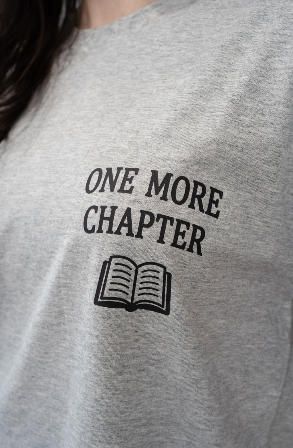 One More Chapter – Grey Tee