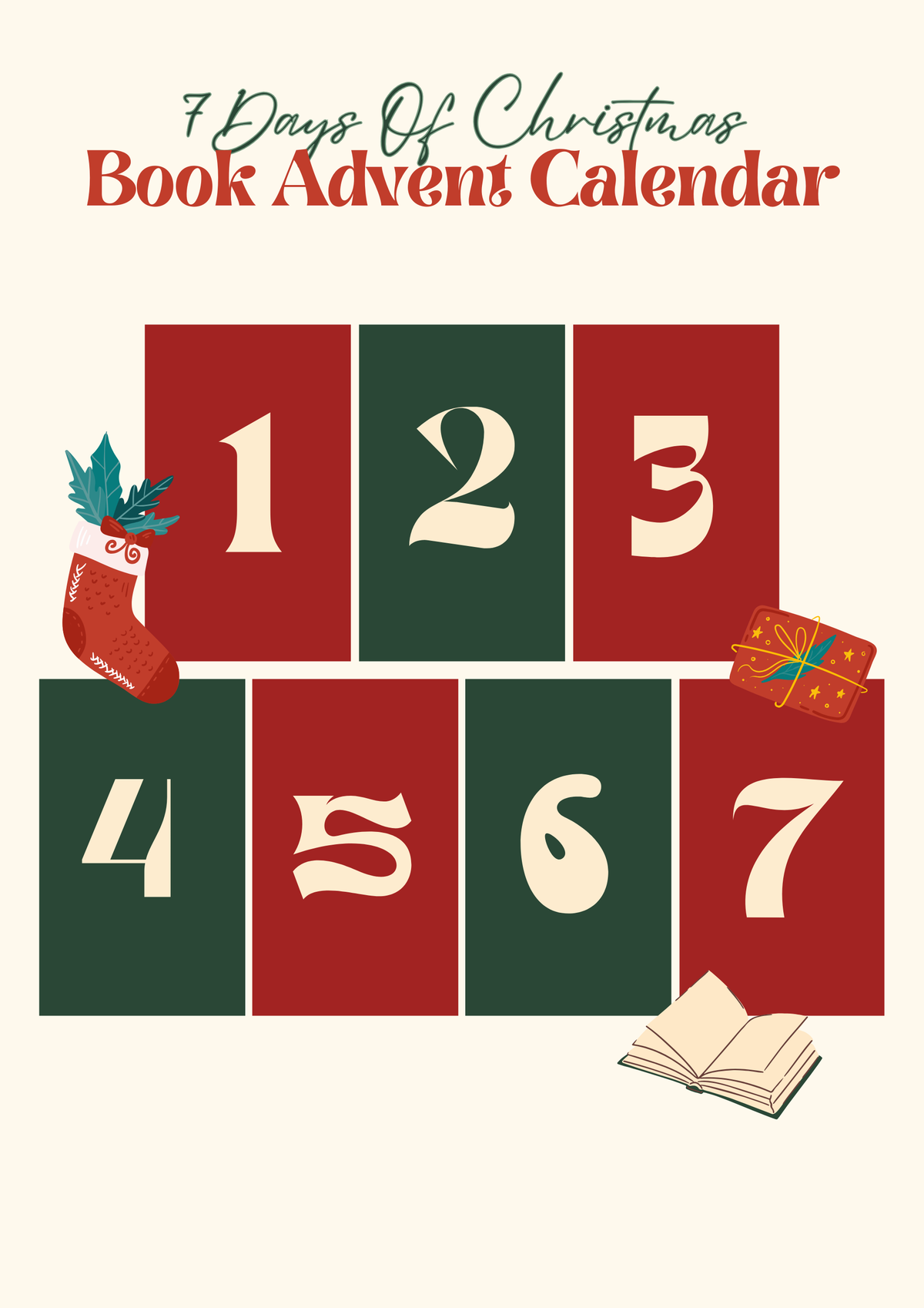 PRE ORDER -  7 Days of Christmas: Book Edition