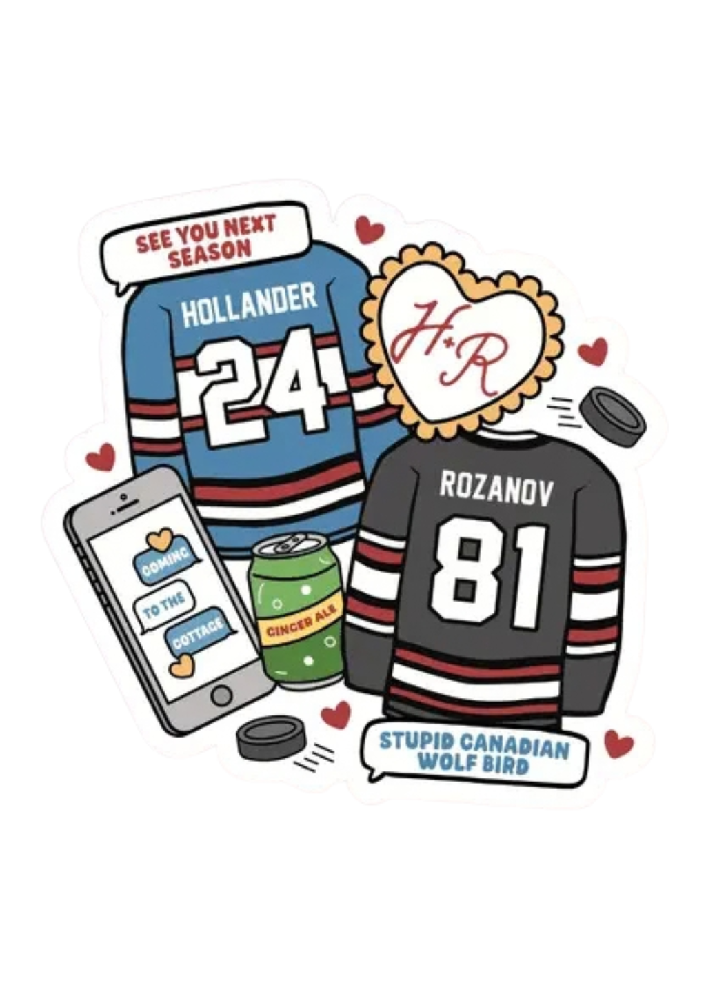 Heated Rivalry Sticker