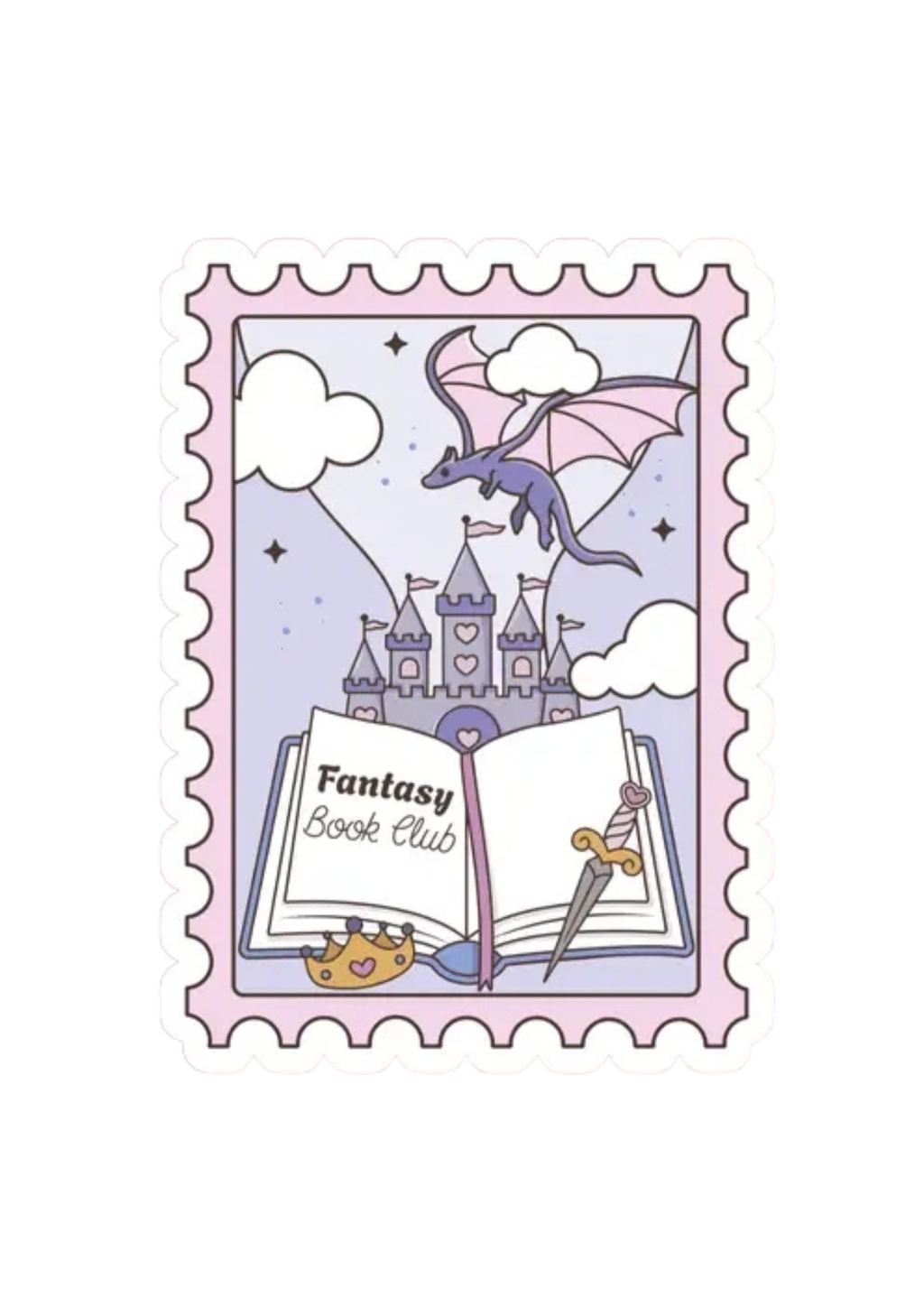 Fantasy Stamp Sticker