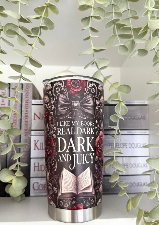 Dark & Juicy Stainless Steel Tumbler with Straw & Lid