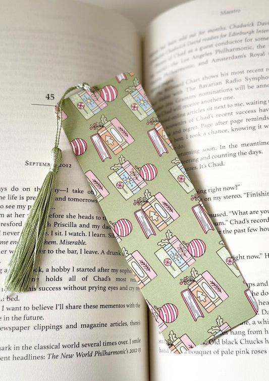 Christmas Green Bookmark