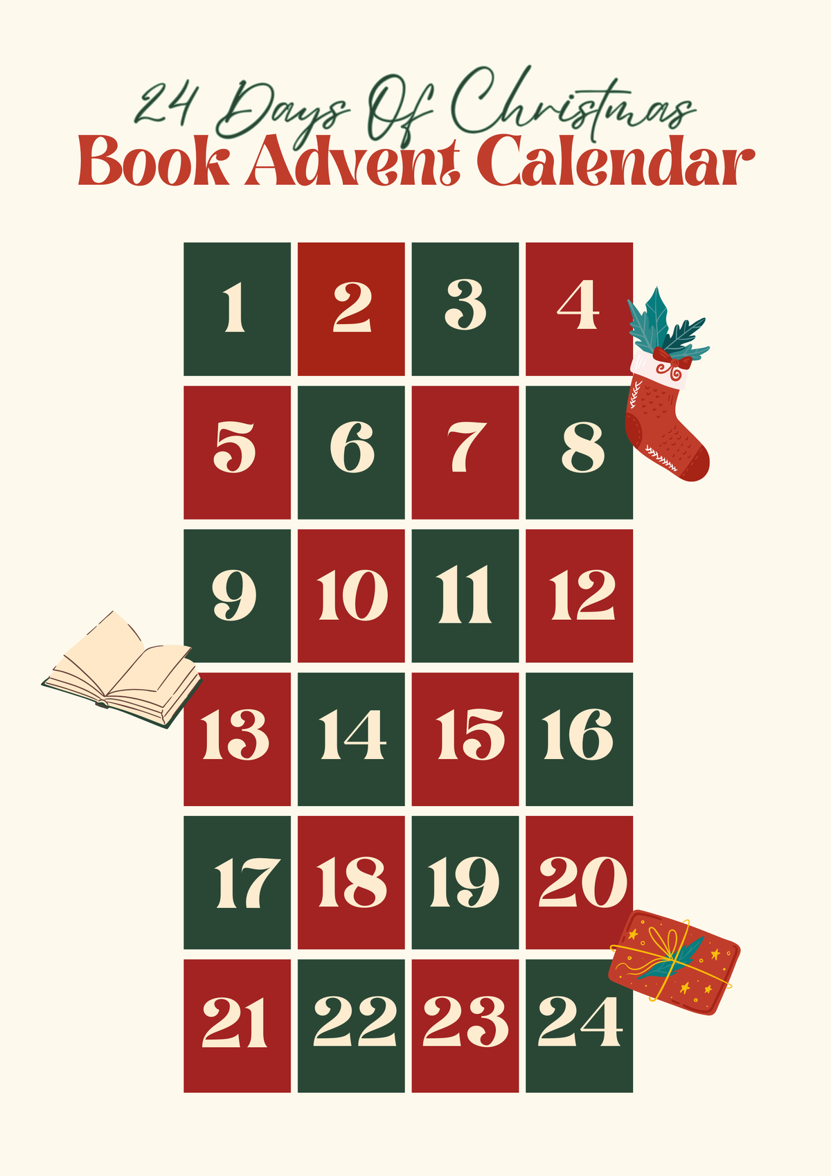 PREORDER - 24 Days of Christmas: Book Edition