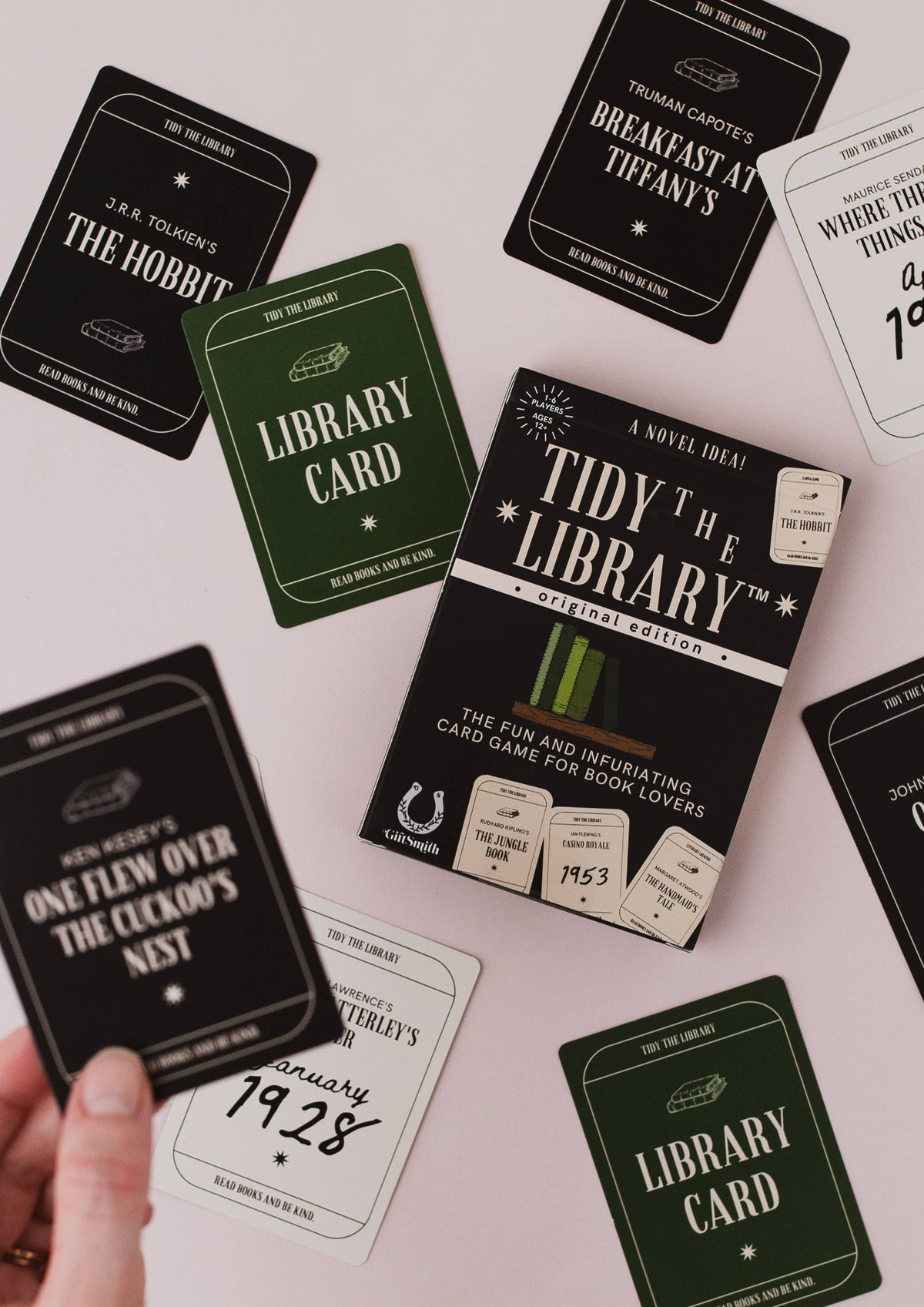 TIDY THE LIBRARY: The Original Card Game for Book Lovers