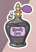 Morally Grey Perfume Sticker
