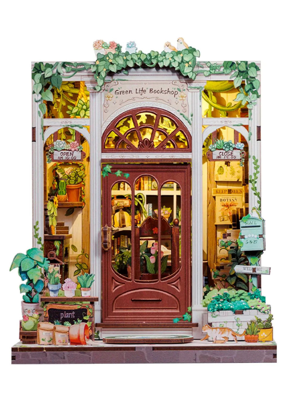 DIY Book Nook Kit: Green Life Bookshop