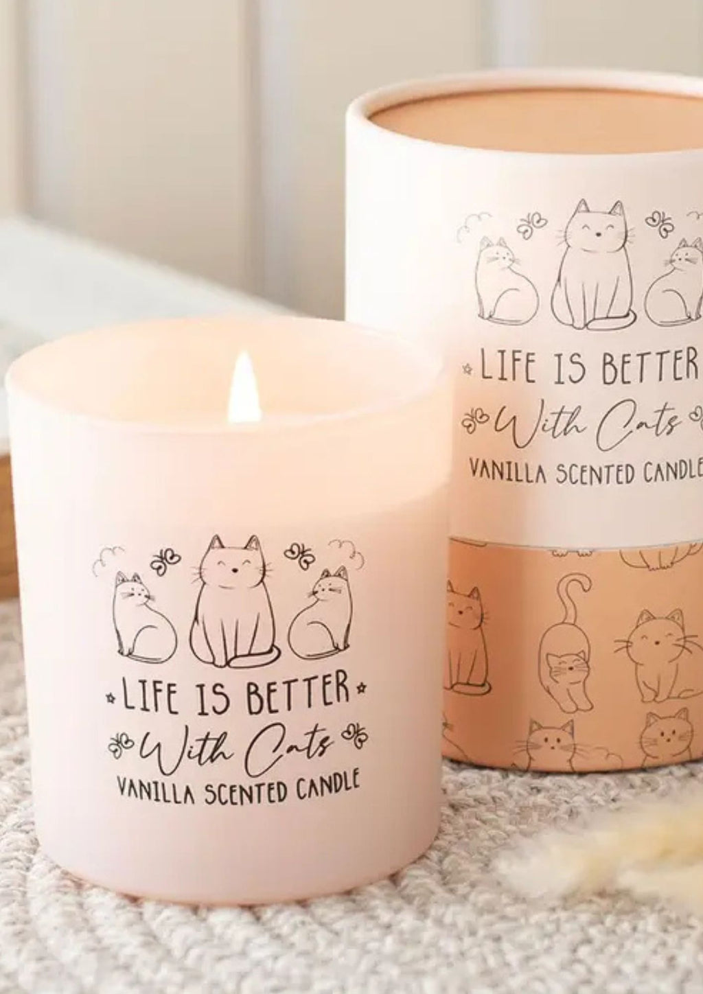 Life Is Better With Cats Vanilla Candle
