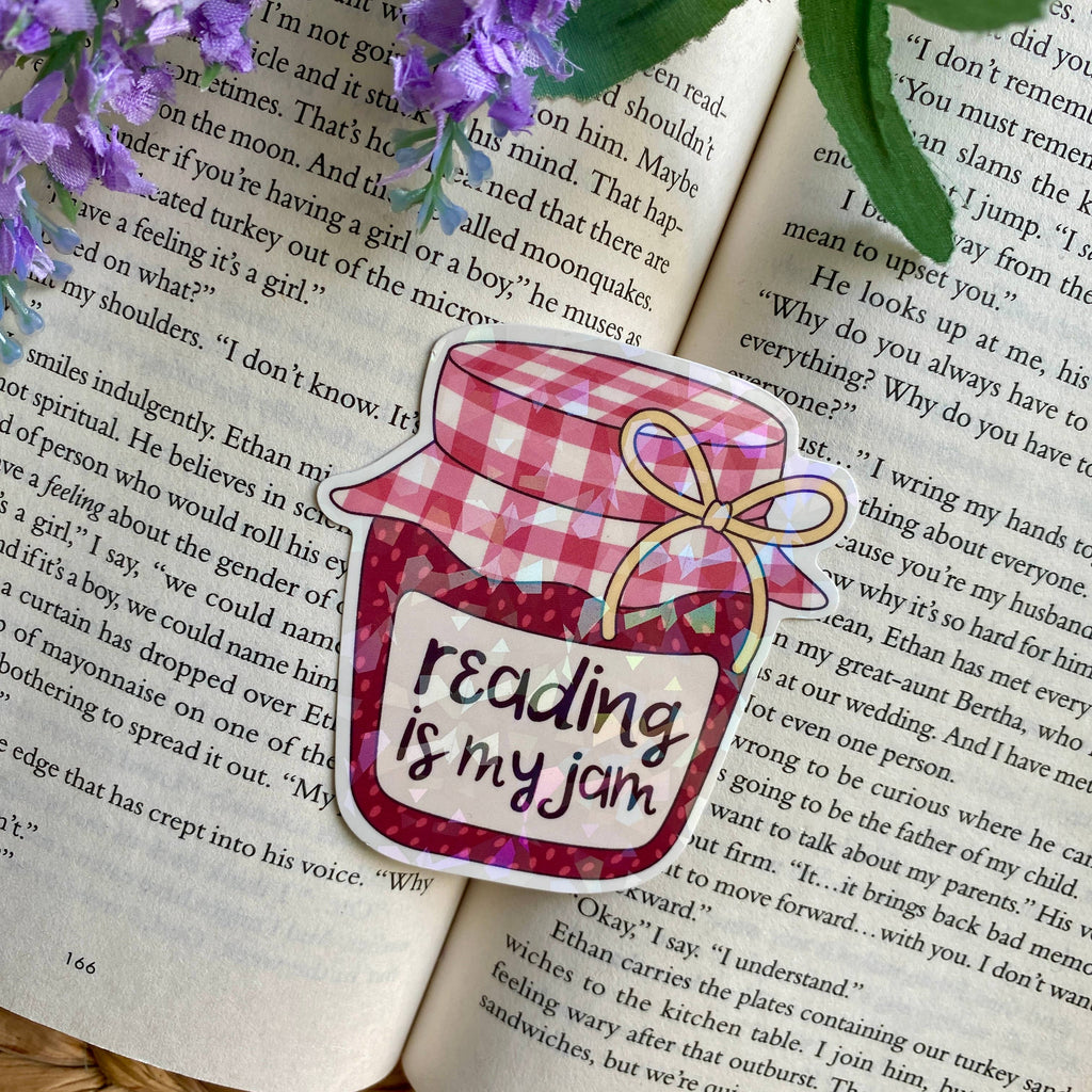Bookish Holographic Stickers | Waterproof Vinyl 3” 