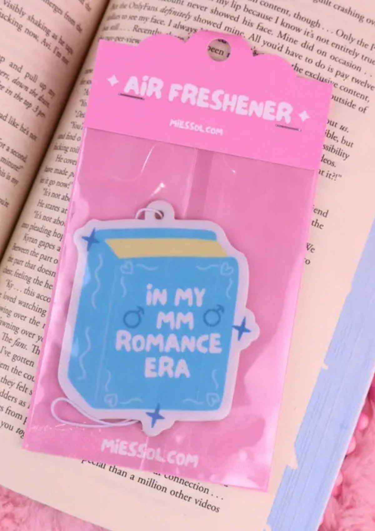 In My MM Romance Era Bookish Air Freshener