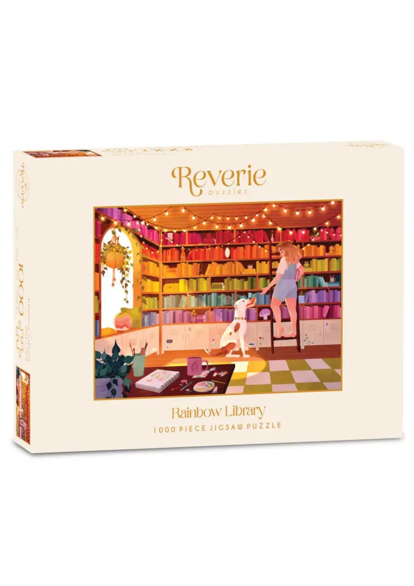 Rainbow Library Jigsaw Puzzle (1000 Pieces)
