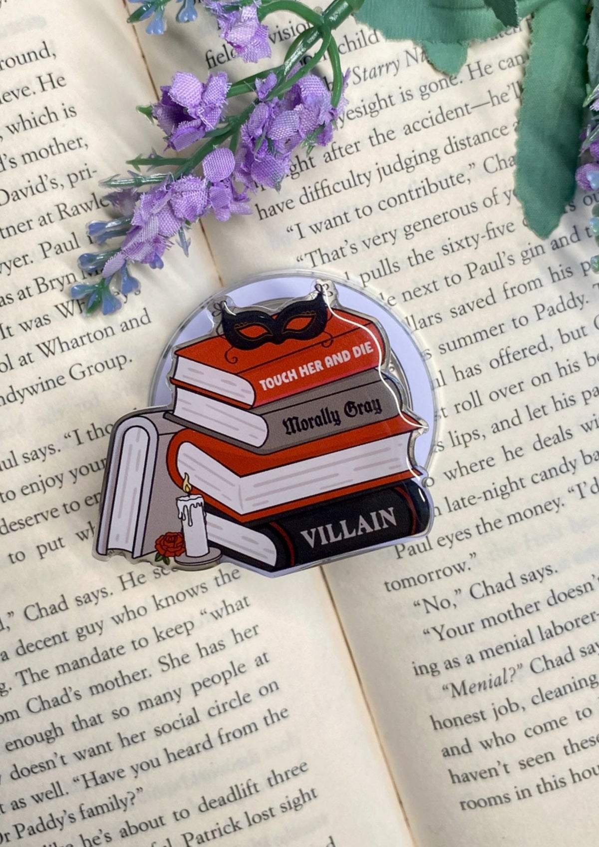 Dark Romance MagSafe Magnetic Phone Kindle Tablet Grip