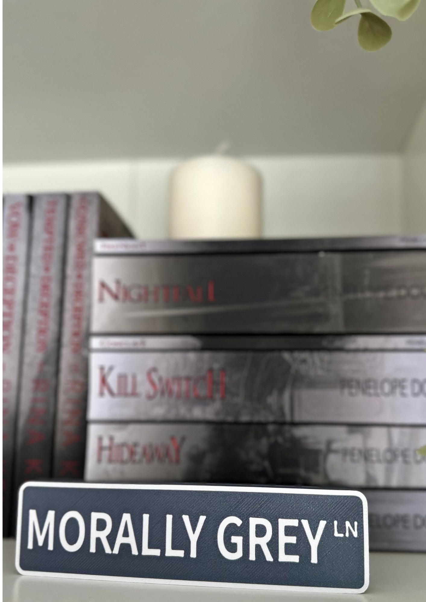 Bookshelf Street Sign