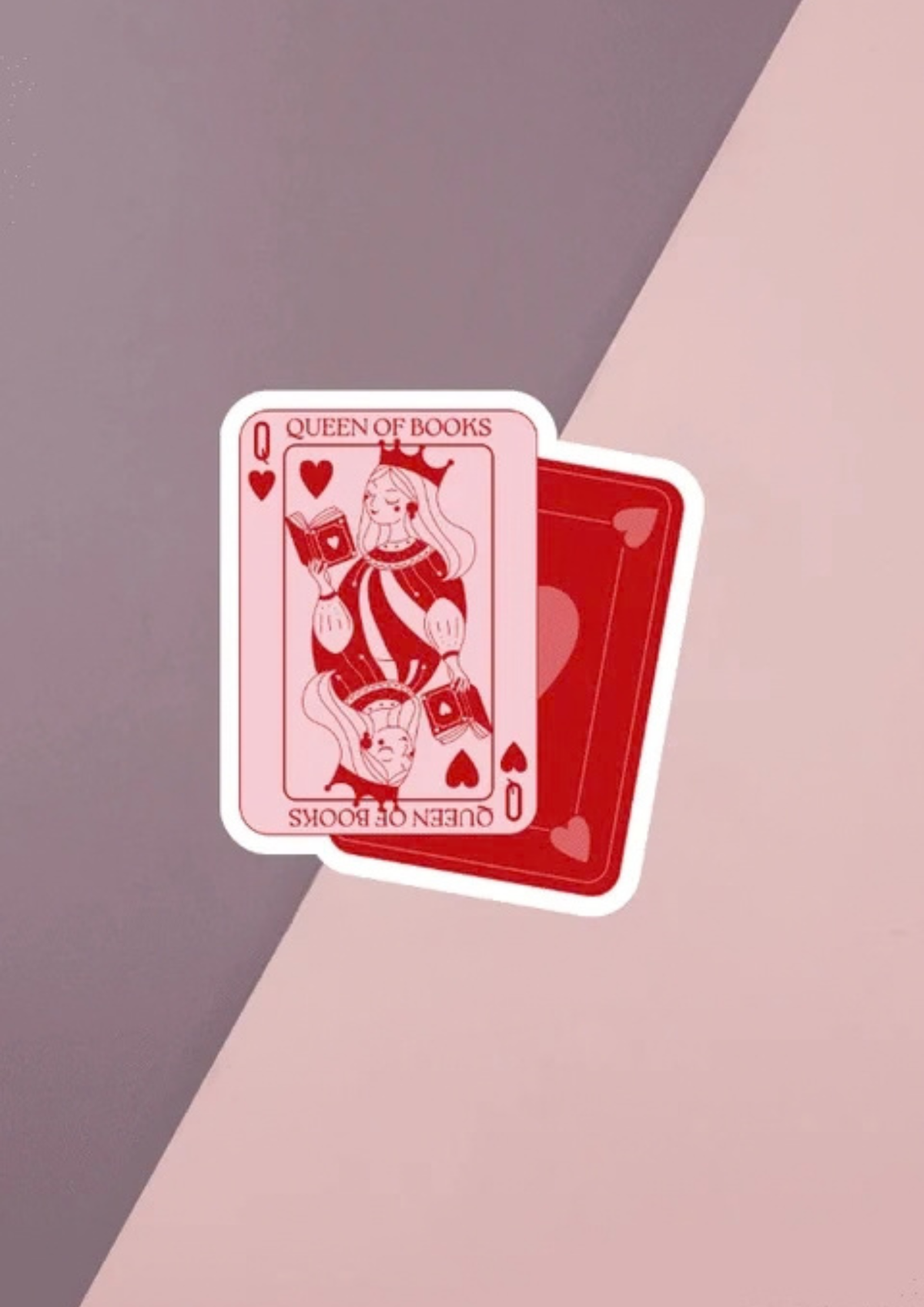 Queen Of Books Sticker