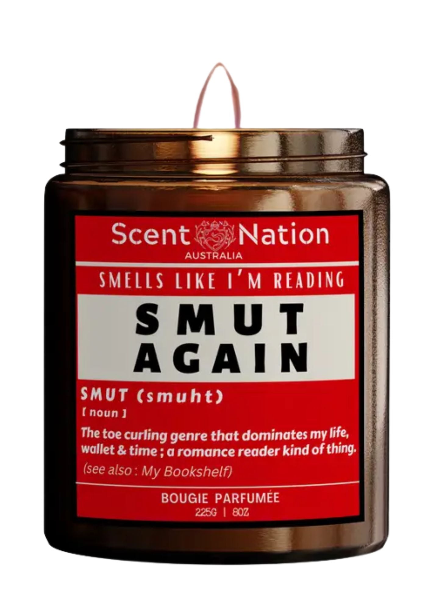 Bookish Candles - Smells Like I'm reading SMUT again