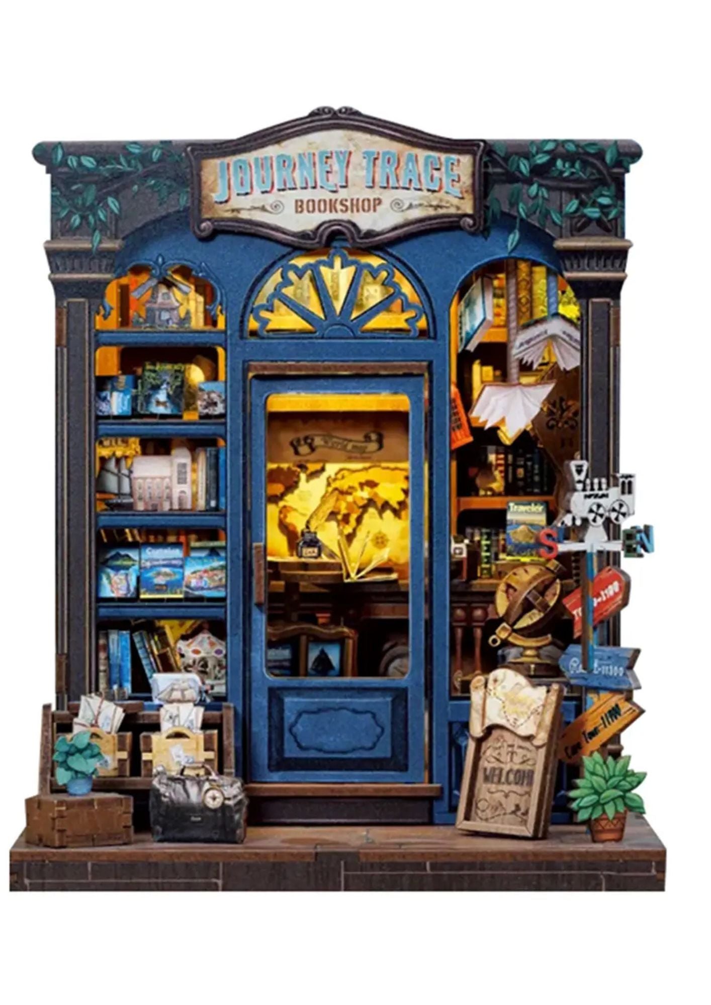 DIY Book Nook Kit: Journey Trace Bookshop
