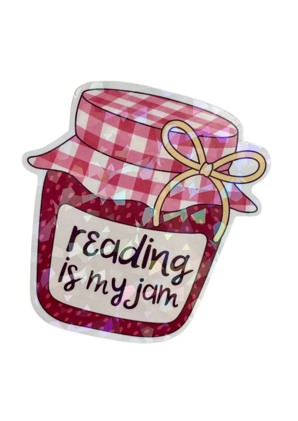 Bookish Holographic Stickers | Waterproof Vinyl 3” 