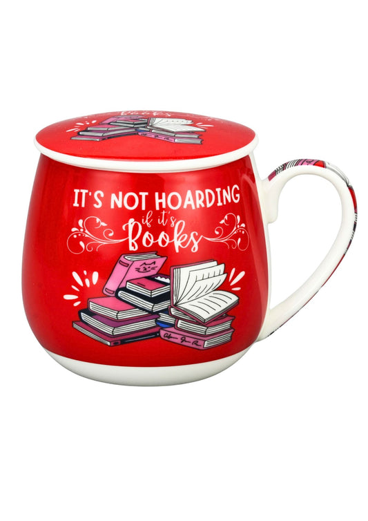 It's Not Hoarding If It's Books - Tea Infuser Mug