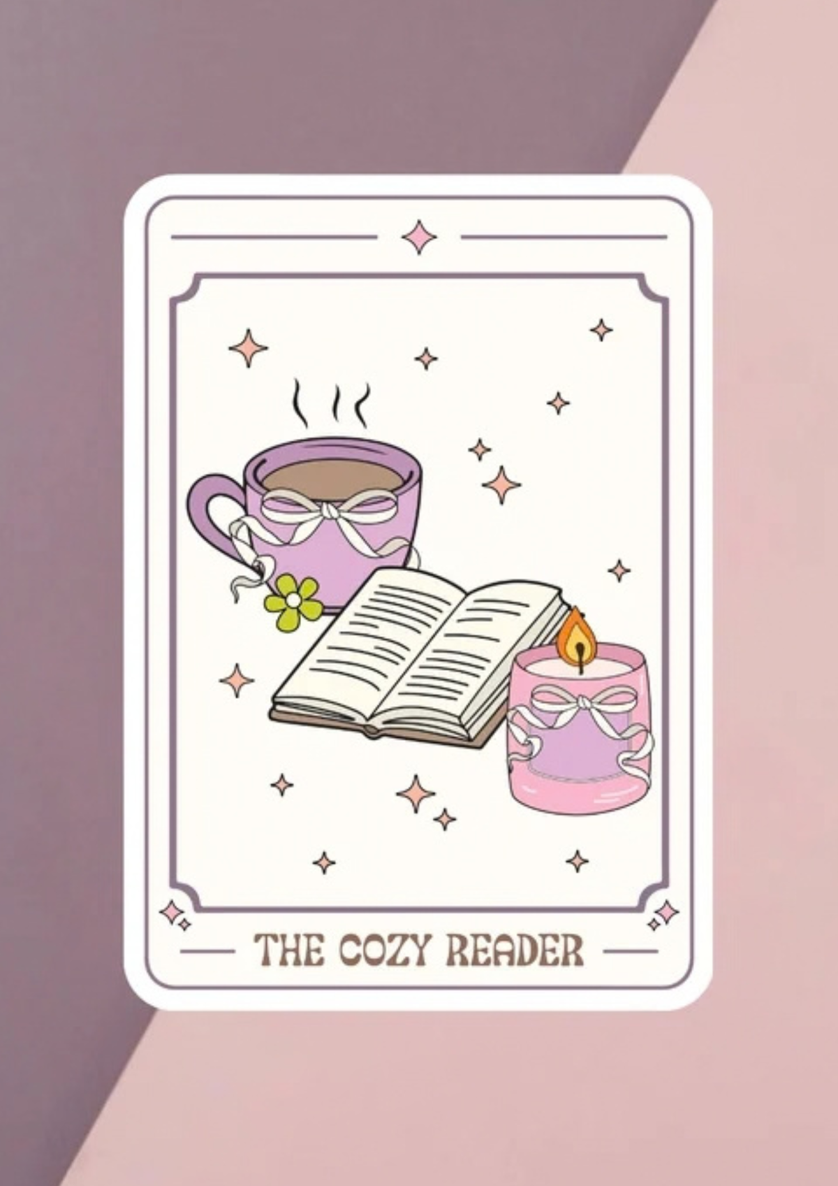 The Cozy Reader Sticker